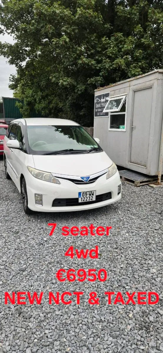 Toyota Estima hybrid 4WD 7 seater New NCT & TAXED - Image 1