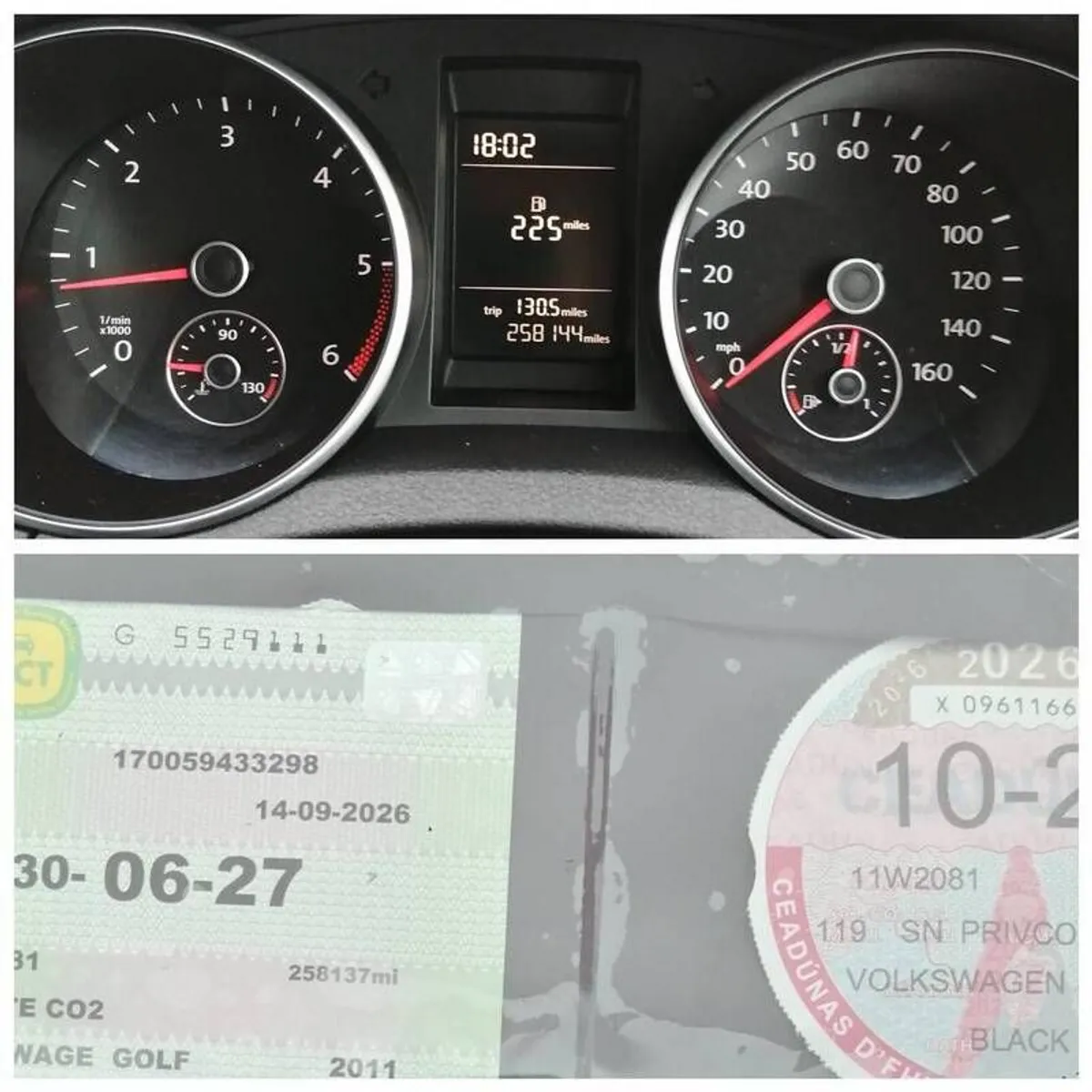 2011 Vw Tdi S Golf - Image 3