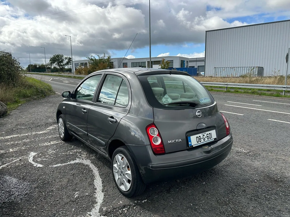 08 Nissan Micra Low Miles NCT + Tax - Image 2