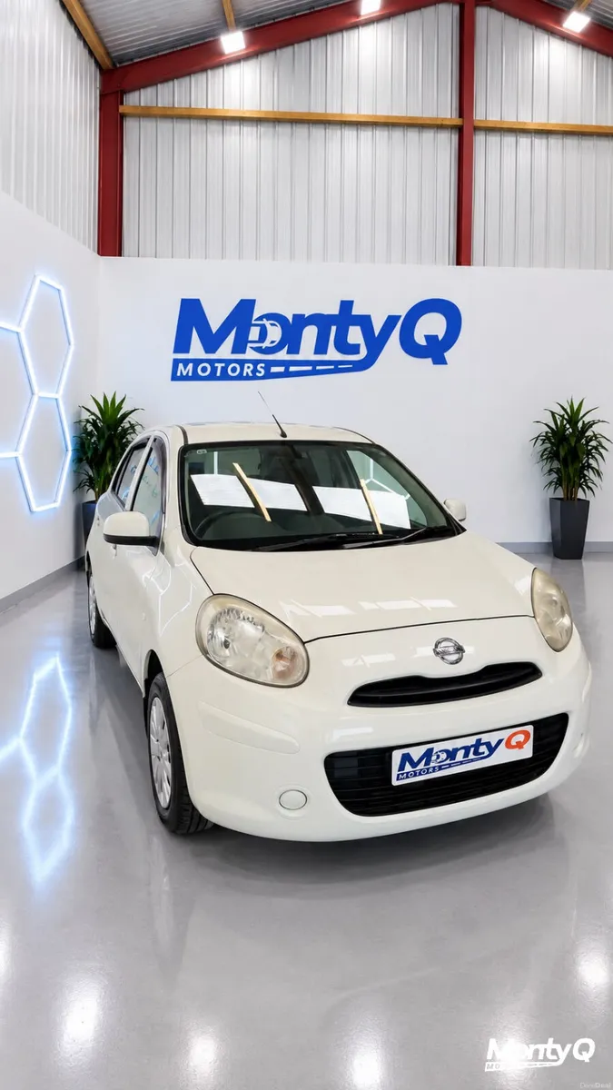 2013 Nissan March | 67K KM | Automatic  | white - Image 1
