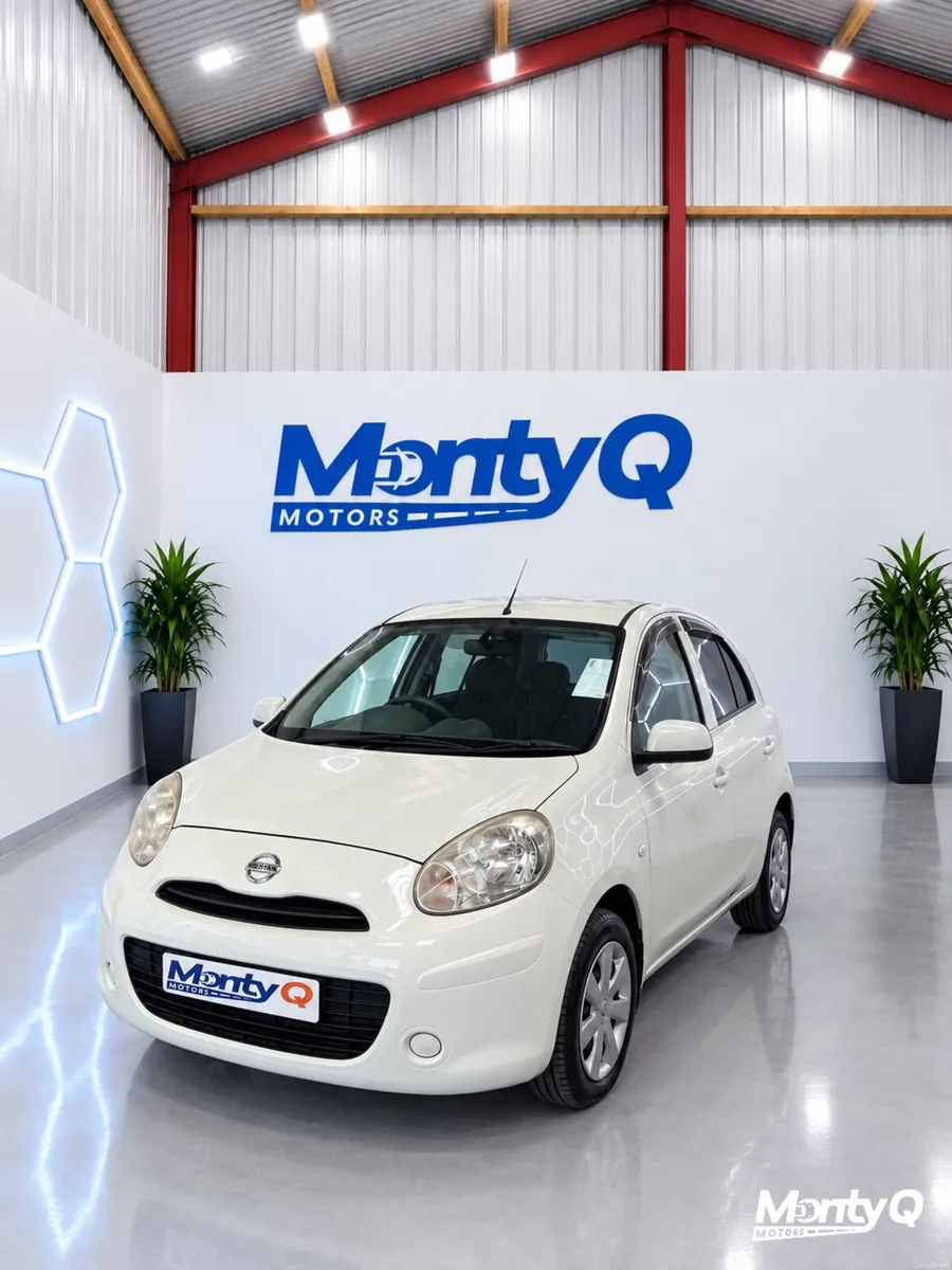 2013 Nissan March | 67K KM | Automatic  | white - Image 4