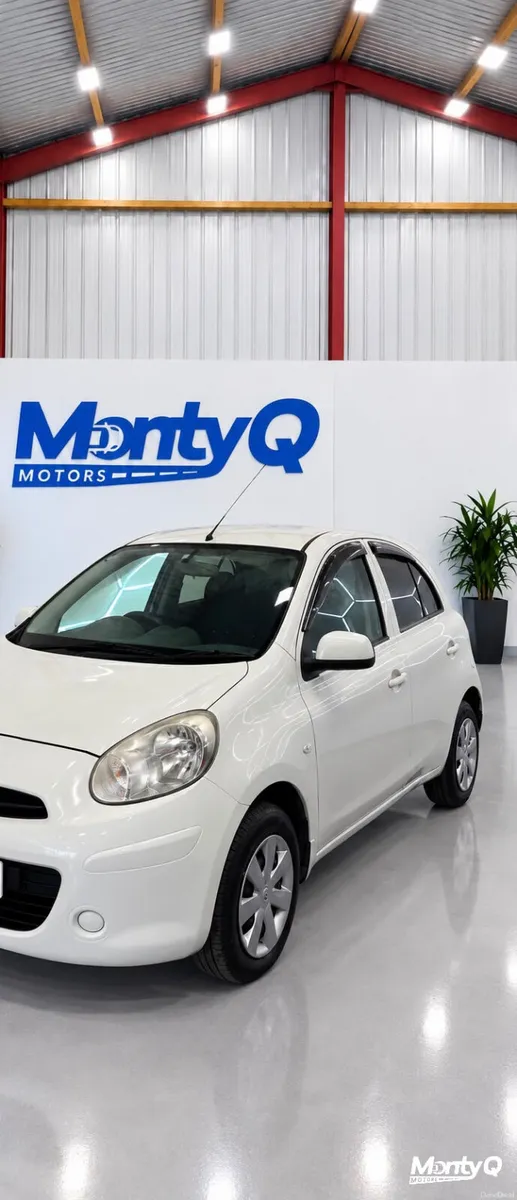 2013 Nissan March | 67K KM | Automatic  | white - Image 5