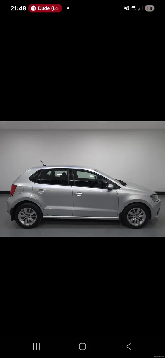 2014 VOLKSWAGON POLO 1.0 T.S.I IN REFLEX SILVER - Image 4