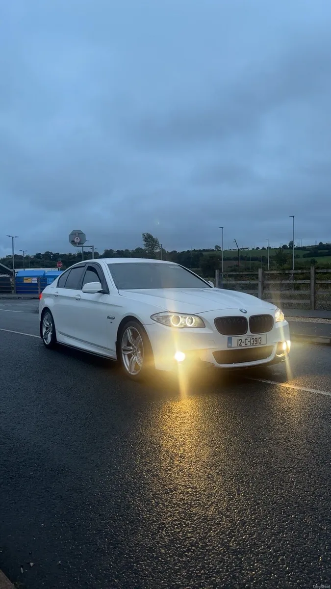 2012 Ice White BMW Auto 520d F-10 M-Sport - Image 1