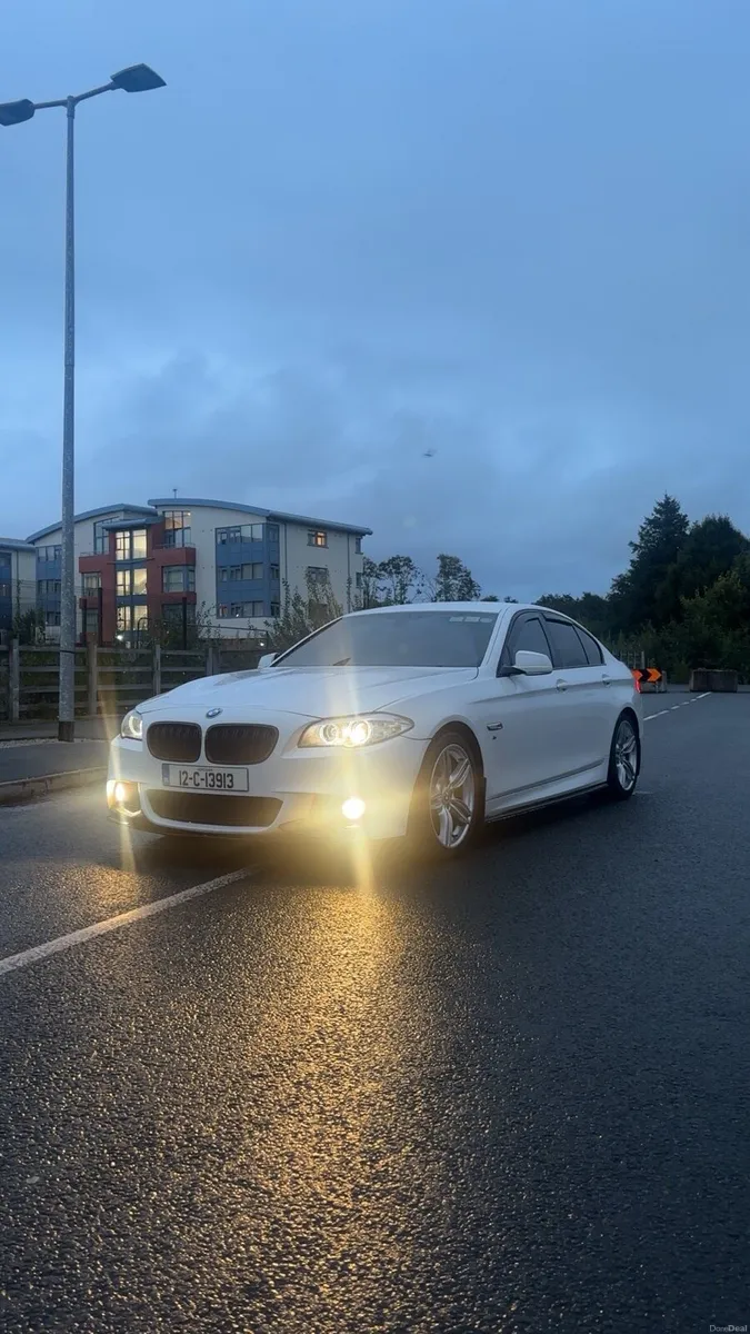 2012 Ice White BMW Auto 520d F-10 M-Sport - Image 3