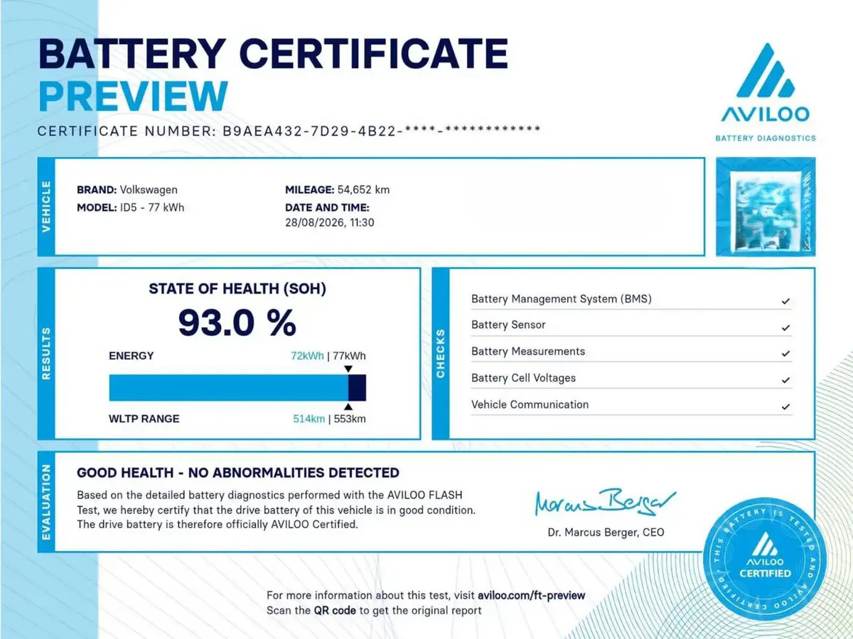 2023 Volkswagen ID.5..2 keys..77 kwh big battery - Image 2