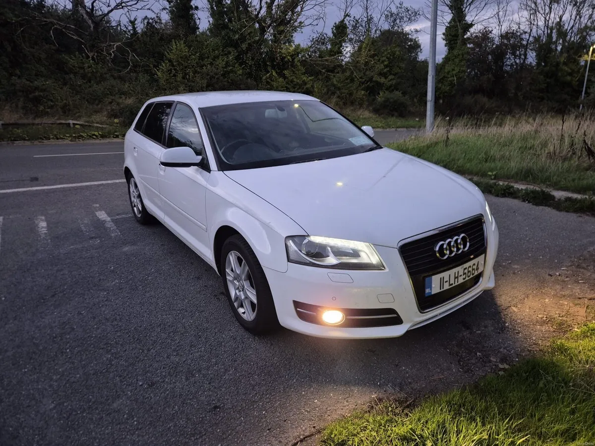 White Audi A3 - Image 1