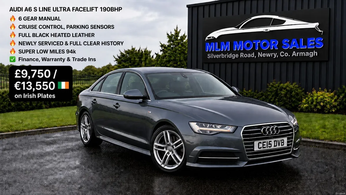 AUDI A6 2.0TDI🔥S LINE ULTRA 190bhp🔥LOW VRT €2k❗ - Image 1