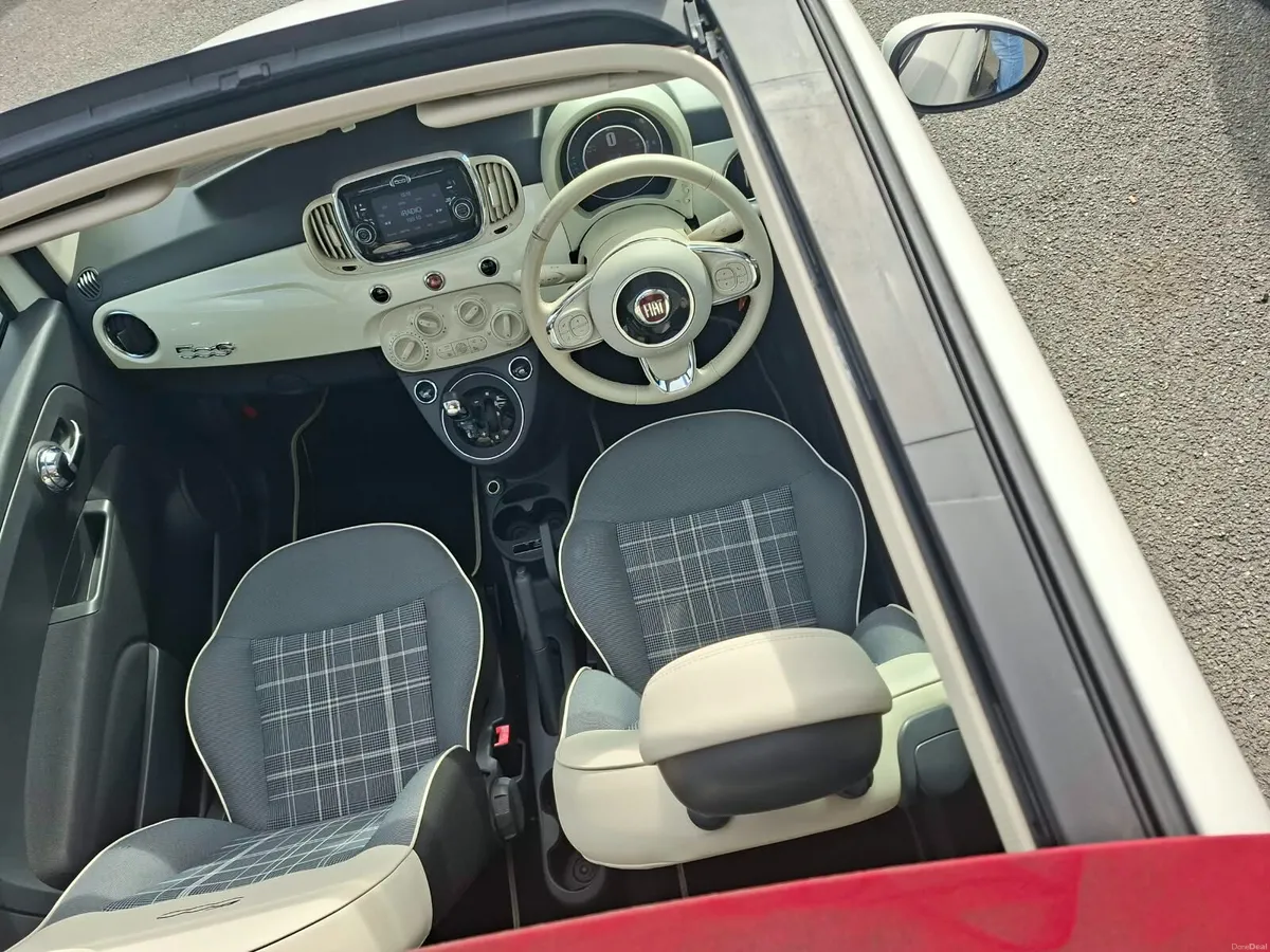 Fiat 500 2016 Automatic Convertible Low Km New Nct - Image 3