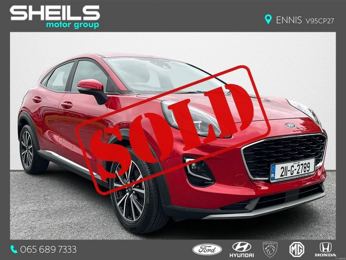 Ford Puma *SOLD* 1.0 Petrol Hybrid Titanium 125BHP - Image 1