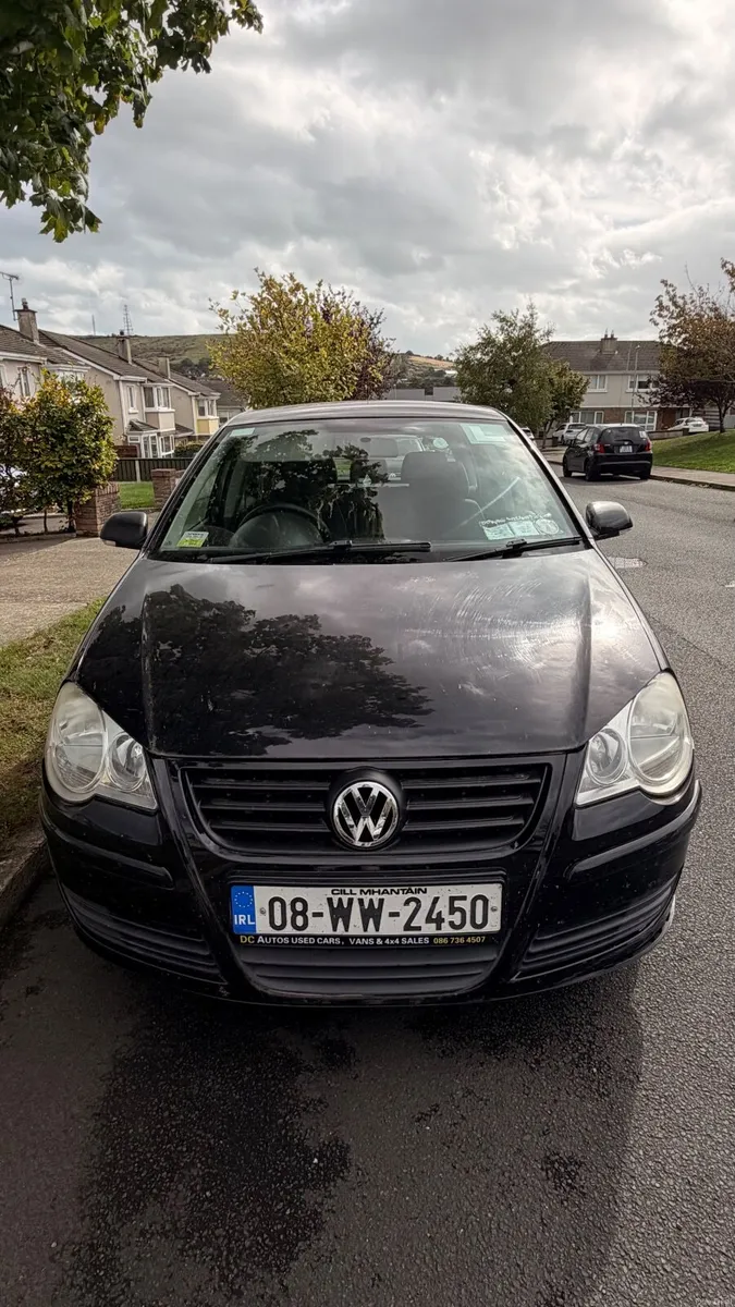 2008 1.2L Black Volkswagen Polo 122,775km 3 Owners - Image 1
