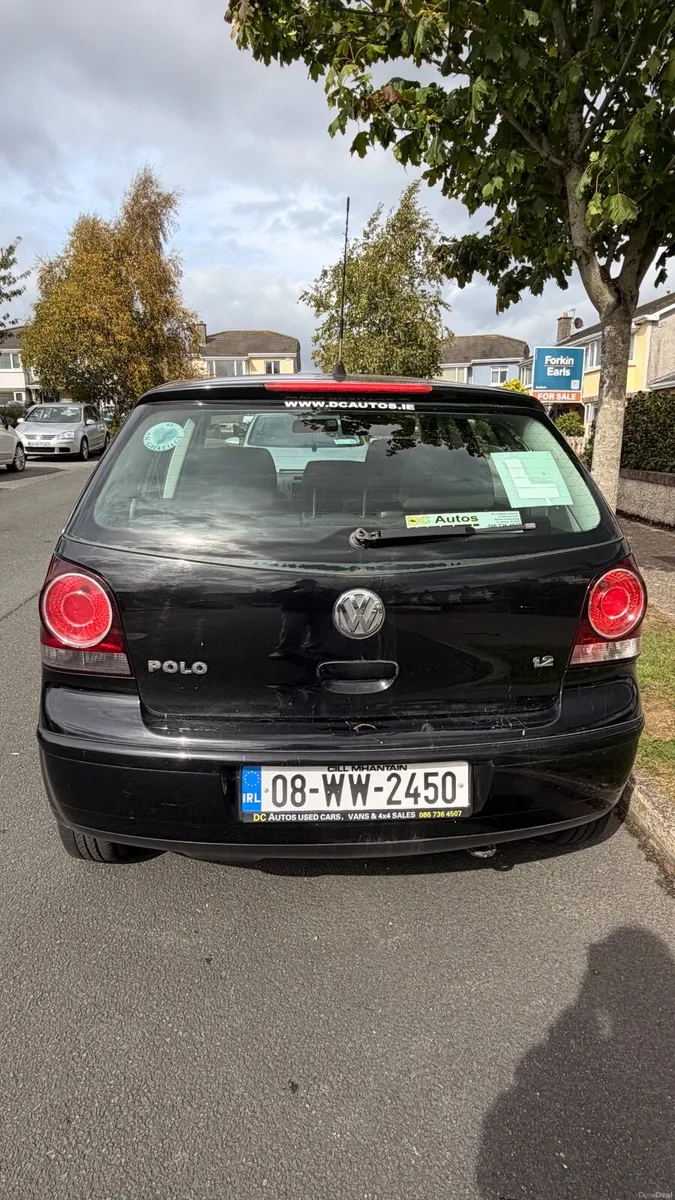 2008 1.2L Black Volkswagen Polo 122,775km 3 Owners - Image 4