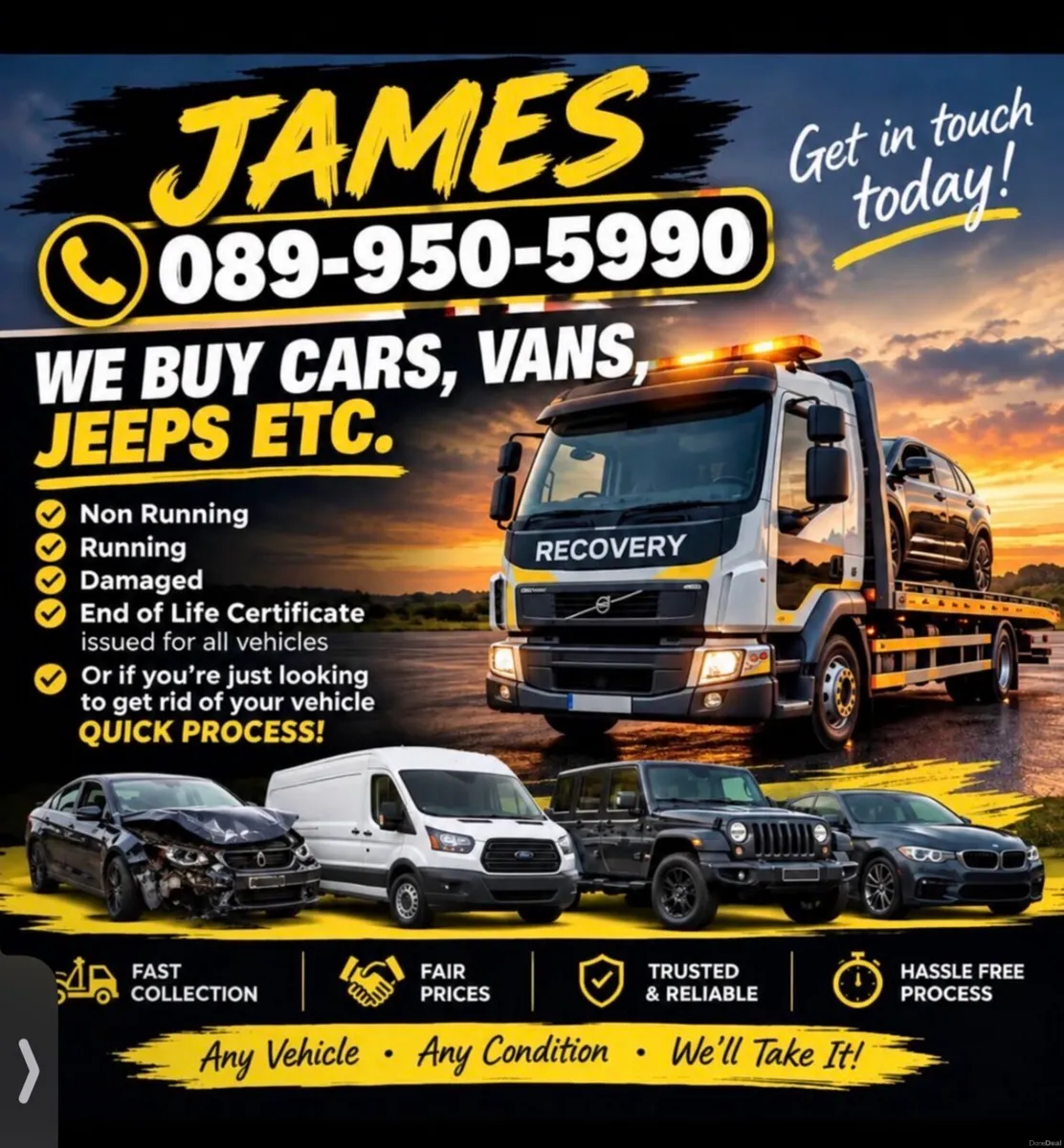 We buy your cars , vans , jeeps at great prices - Image 1