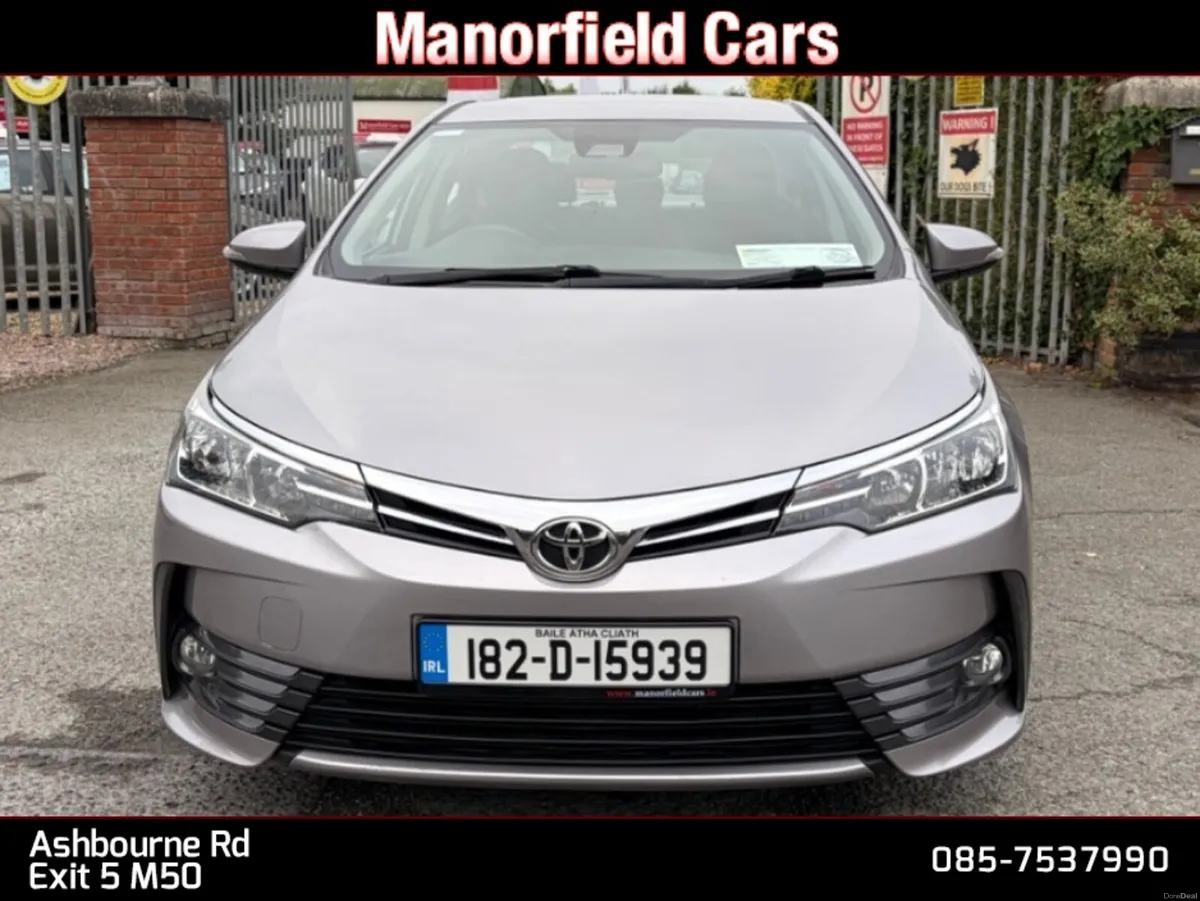 2018 182 Toyota Corolla Luna 1.3 Petrol NCT 08/28 - Image 2