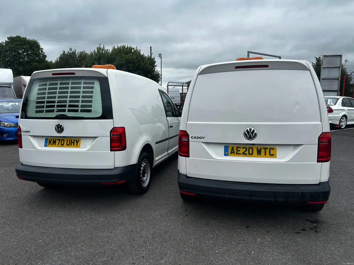 CHOICE OF 2 Volkswagen Caddy 2020 Vans - Image 5