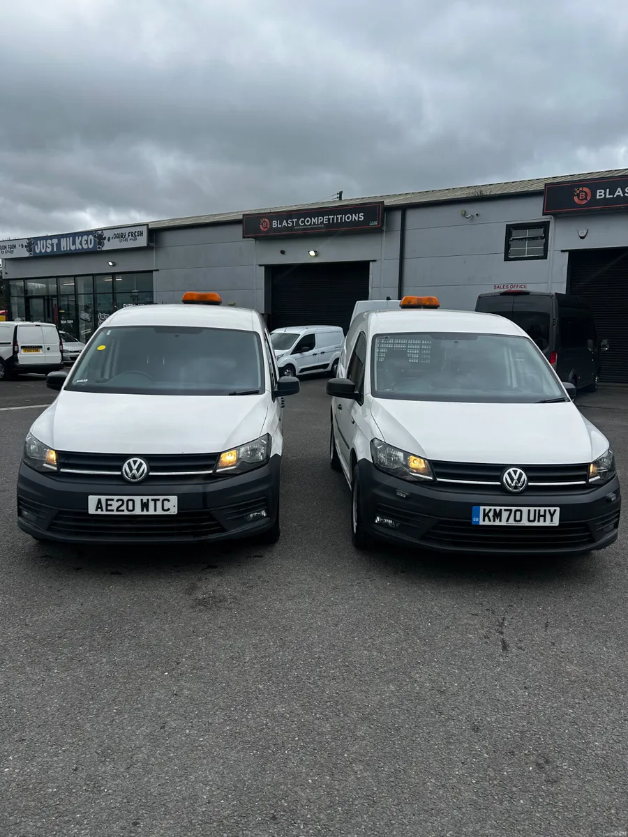 CHOICE OF 2 Volkswagen Caddy 2020 Vans - Image 1