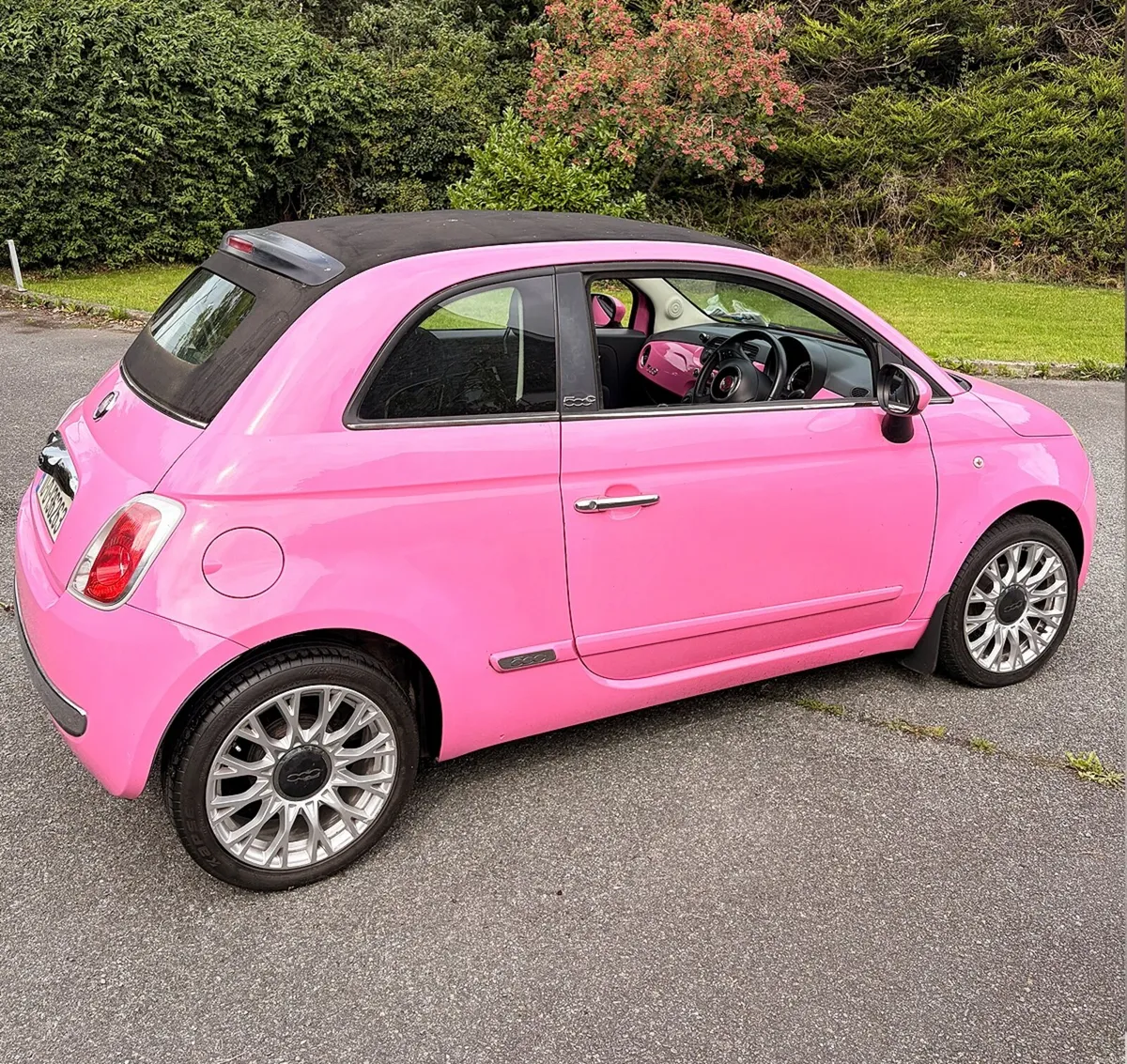 Fiat 500C 2010 Pink Convertible 1.2 Petrol - Image 6