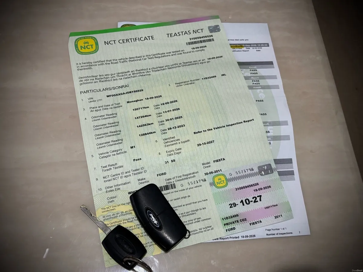 2011 Ford Fiesta 1.4Tdci New Nct 10/27 Low Kms - Image 6