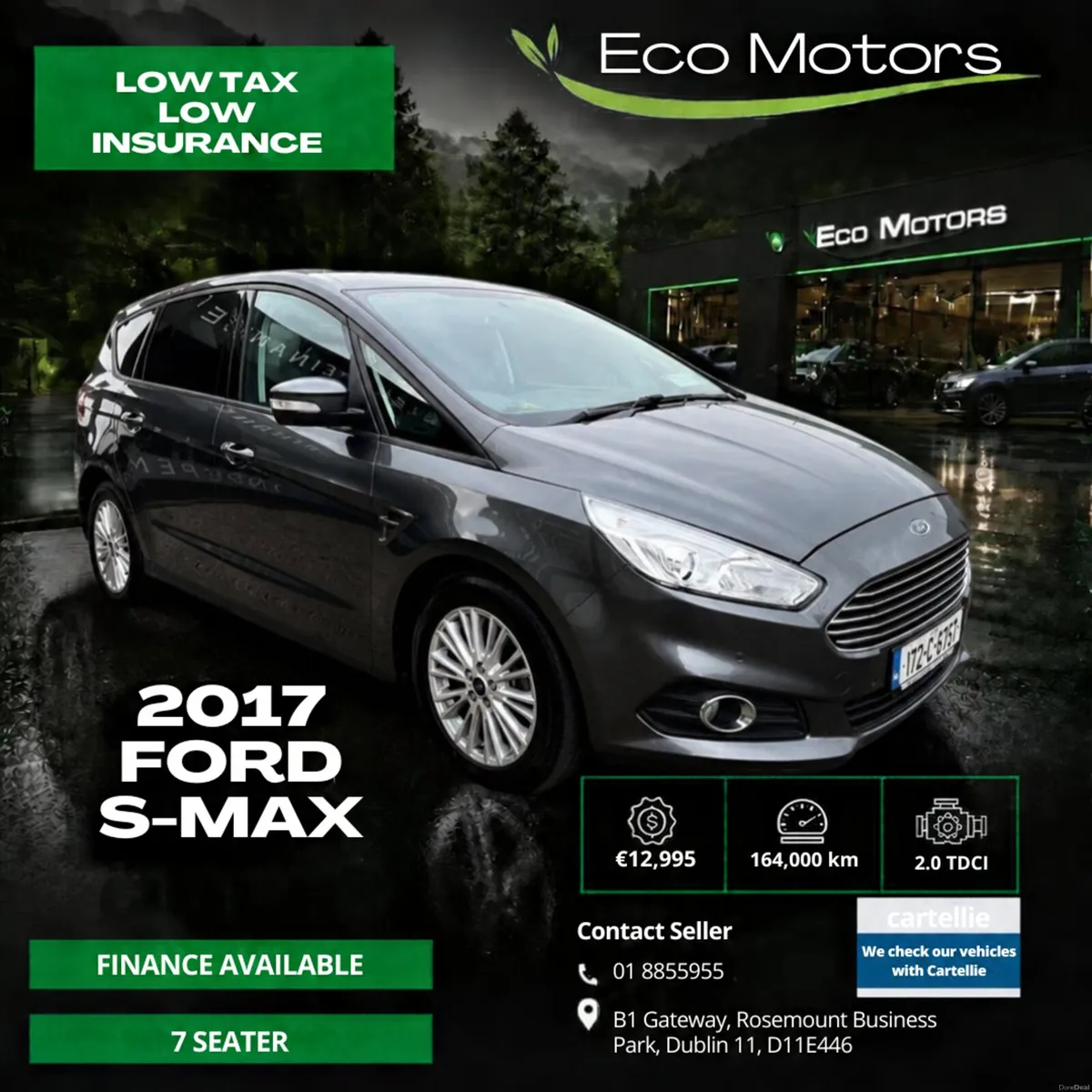 FORD S- MAX  2017 - 1 OWNER - LONG NCT —7 SEATS - Image 1