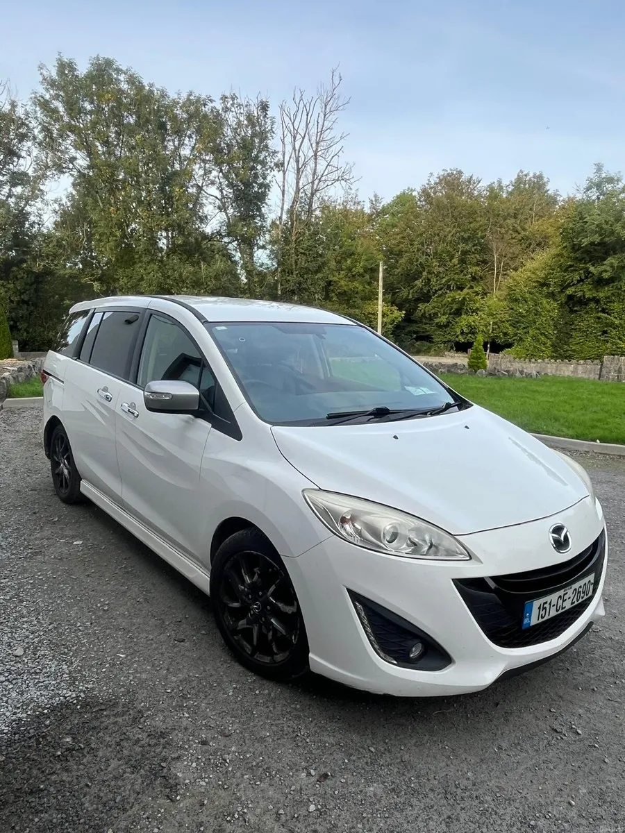 White Mazda 5 sport - Image 1