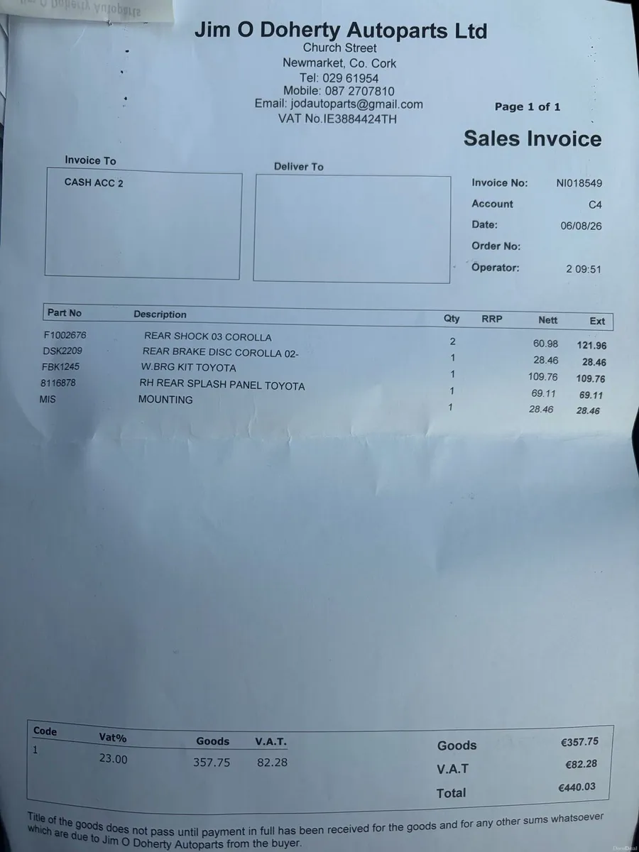 Toyota Corolla (check the receipts attached) - Image 4