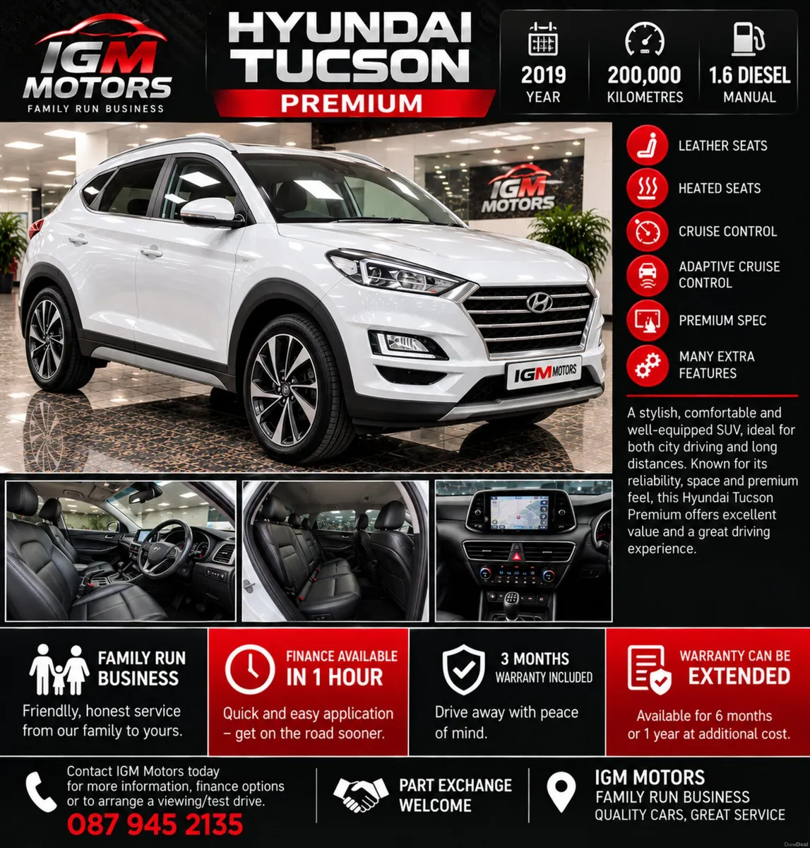 Hyundai Tucson 2019 Premium Top Spec - Image 2