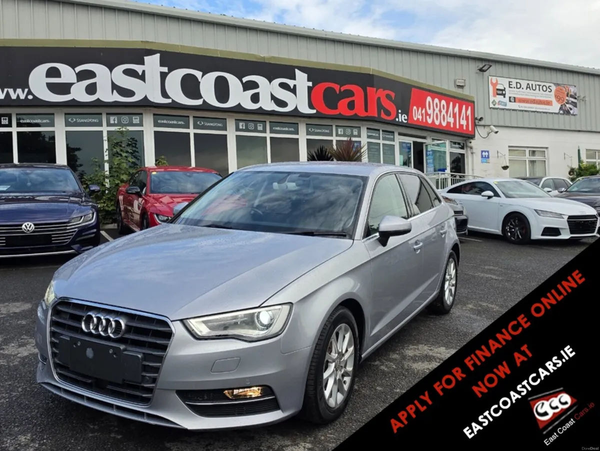 Audi A3 LEATHER ( 152 REG ) FULL BLACK LEATHER 1.4 - Image 1