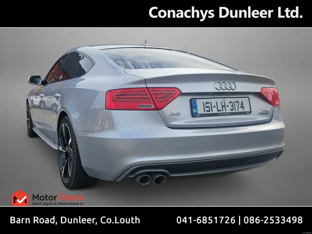 Audi A5 2.0 TDI S LINE QUATTRO 17 174BHP AUTO AU E - Image 4