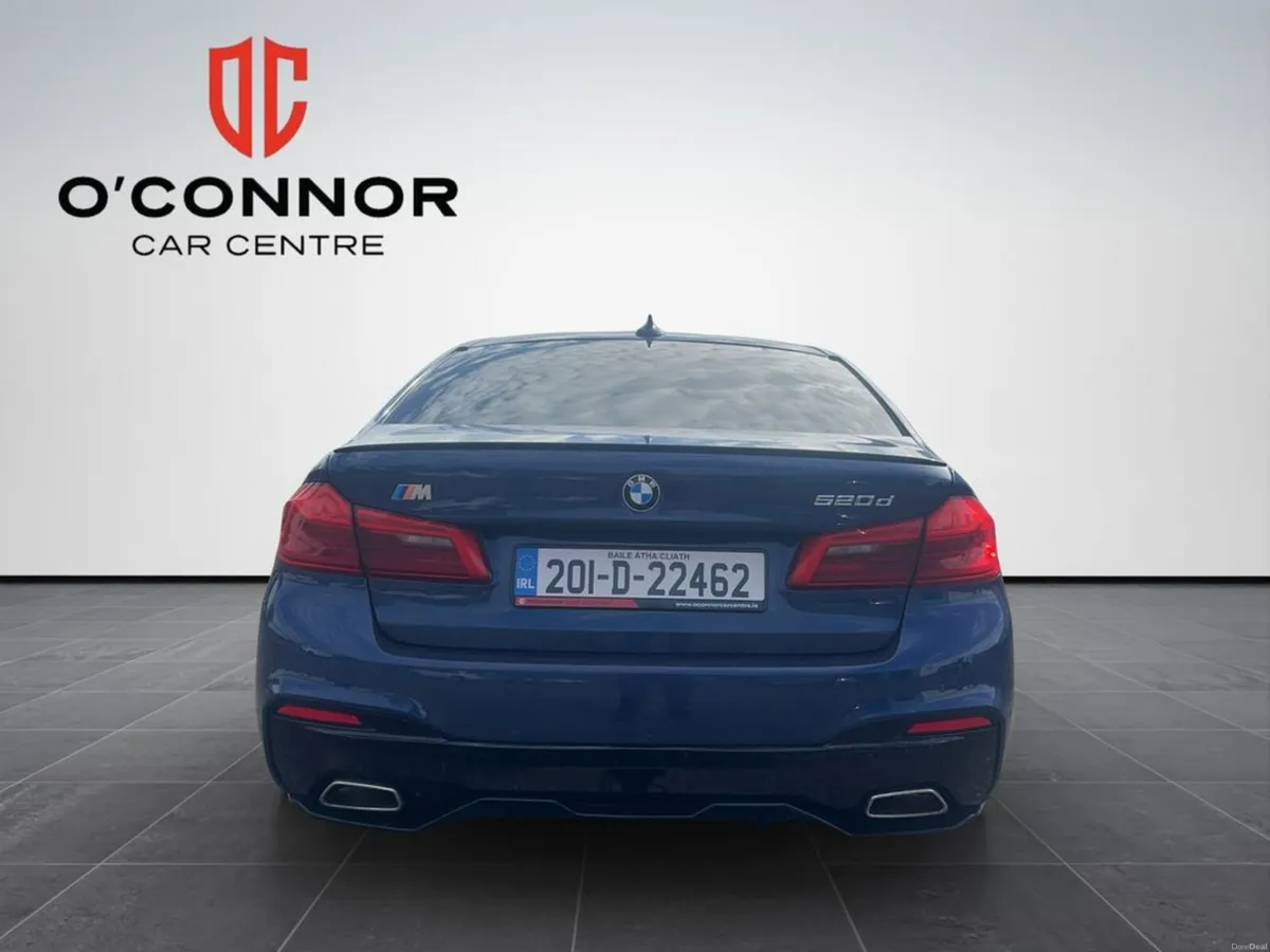 BMW 5-Series Navy suit, M Sport attitude — busines - Image 5