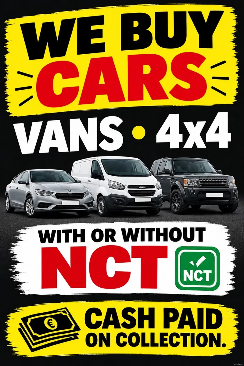 WE BUY ALL VEHICLES!!!! - Image 1