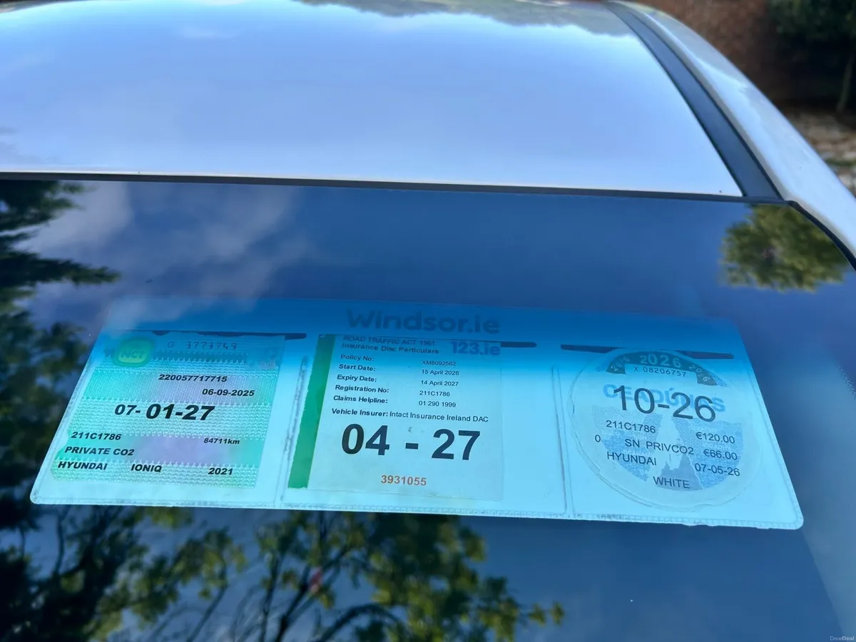 Hyundai ioniq NCT 2/27  Super Economical EV €11350 - Image 4