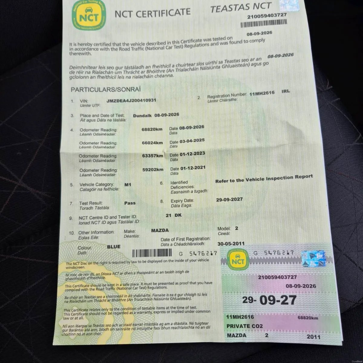 Mazda 2 New NCT 09/27 fully serviced - Image 3
