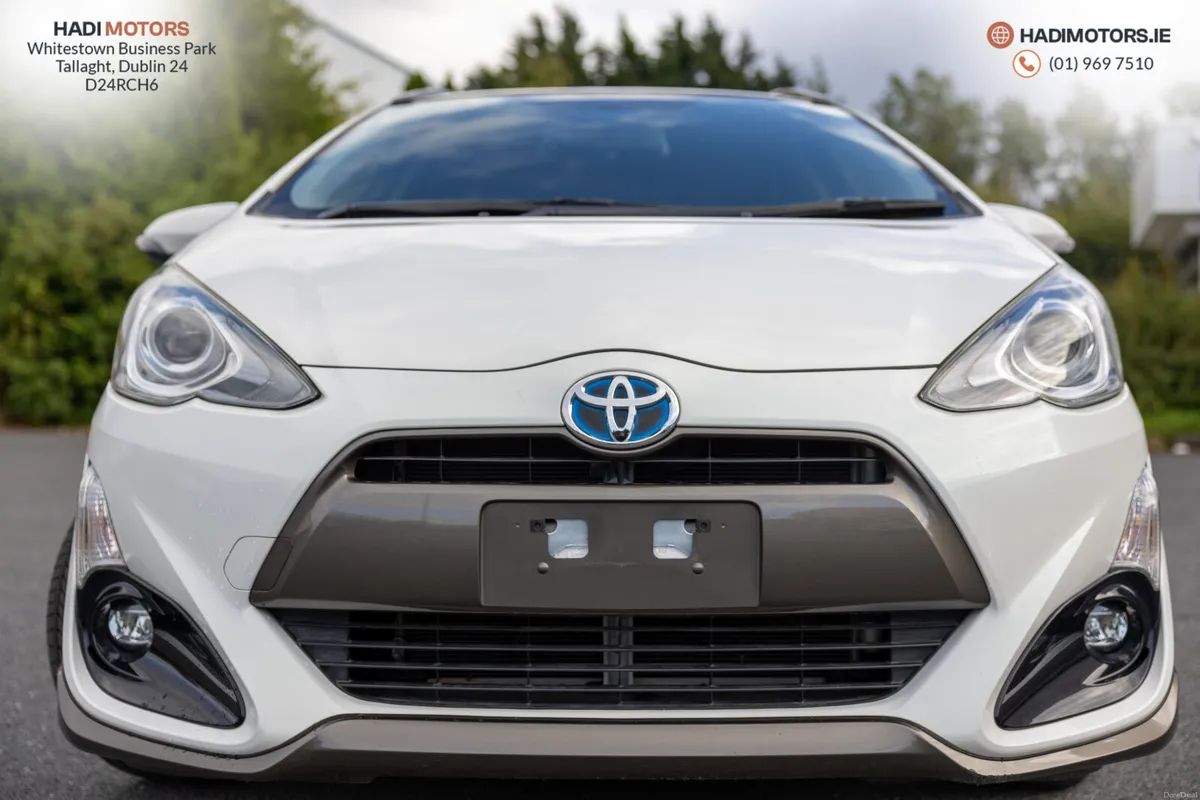 TOYOTA AQUA 1.5 HYBRID 2015 WHITE - LOW TAX - Image 1