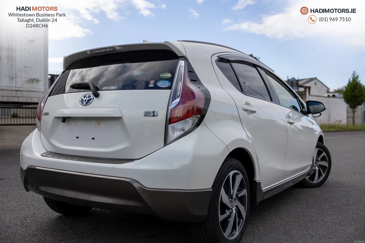 TOYOTA AQUA 1.5 HYBRID 2015 WHITE - LOW TAX - Image 4