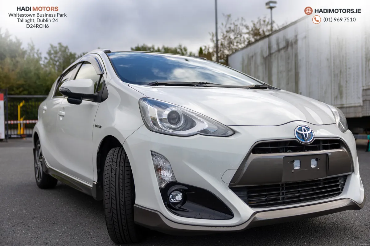 TOYOTA AQUA 1.5 HYBRID 2015 WHITE - LOW TAX - Image 2