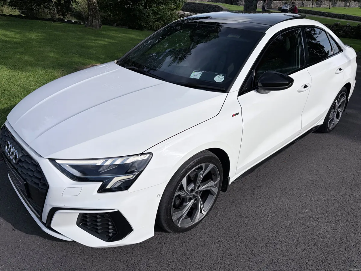 Audi A3 Saloon S-Line Black Edition with Pan roof - Image 3