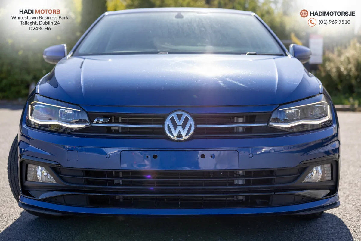 VW POLO 1.5 TSI R-LINE AUTO 2019 BLUE - 76,021KM - Image 1