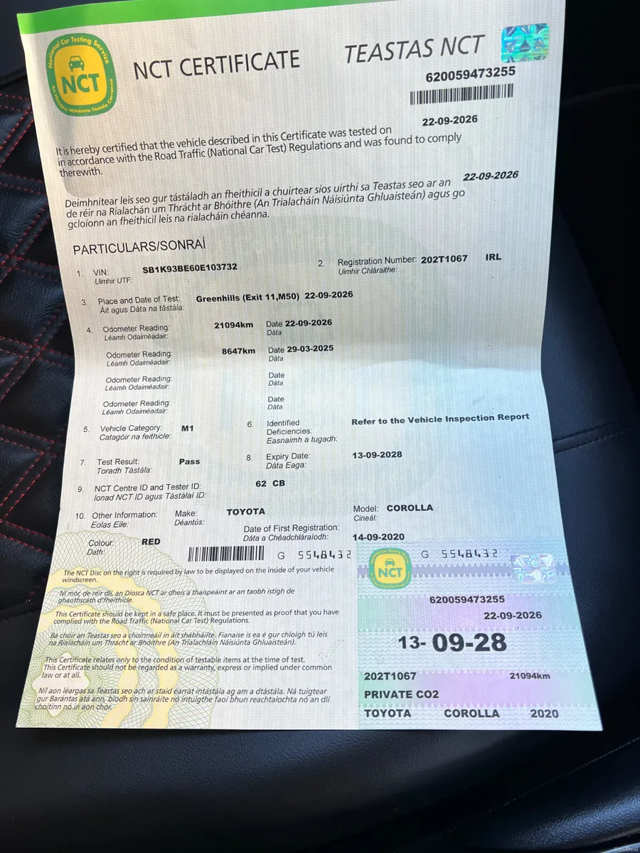 2020 Toyota Corolla *Automatic 21k km*Nct 2028* - Image 5