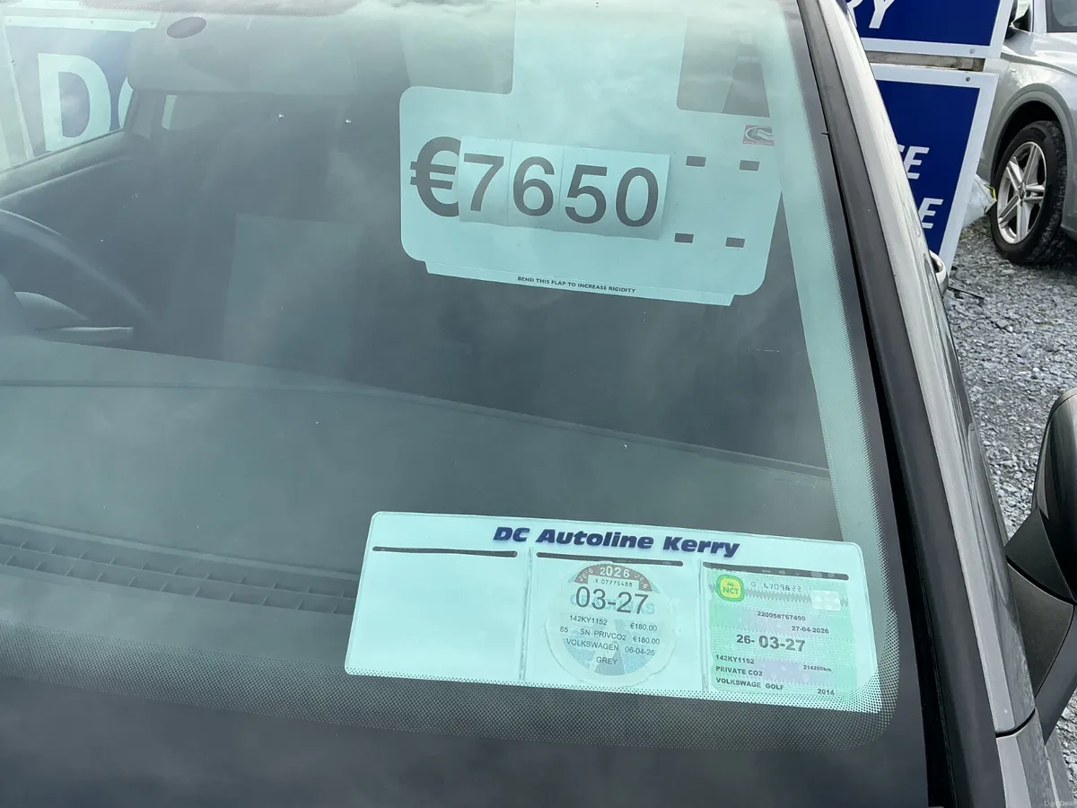 2014 VW GOLF 1.6 TDI 3 DOOR TAXED NCT - Image 4