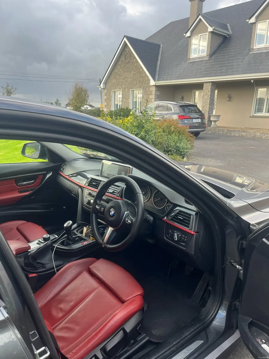 BMW F30 316D M3 Style (190BHP) Red Leather - Image 6