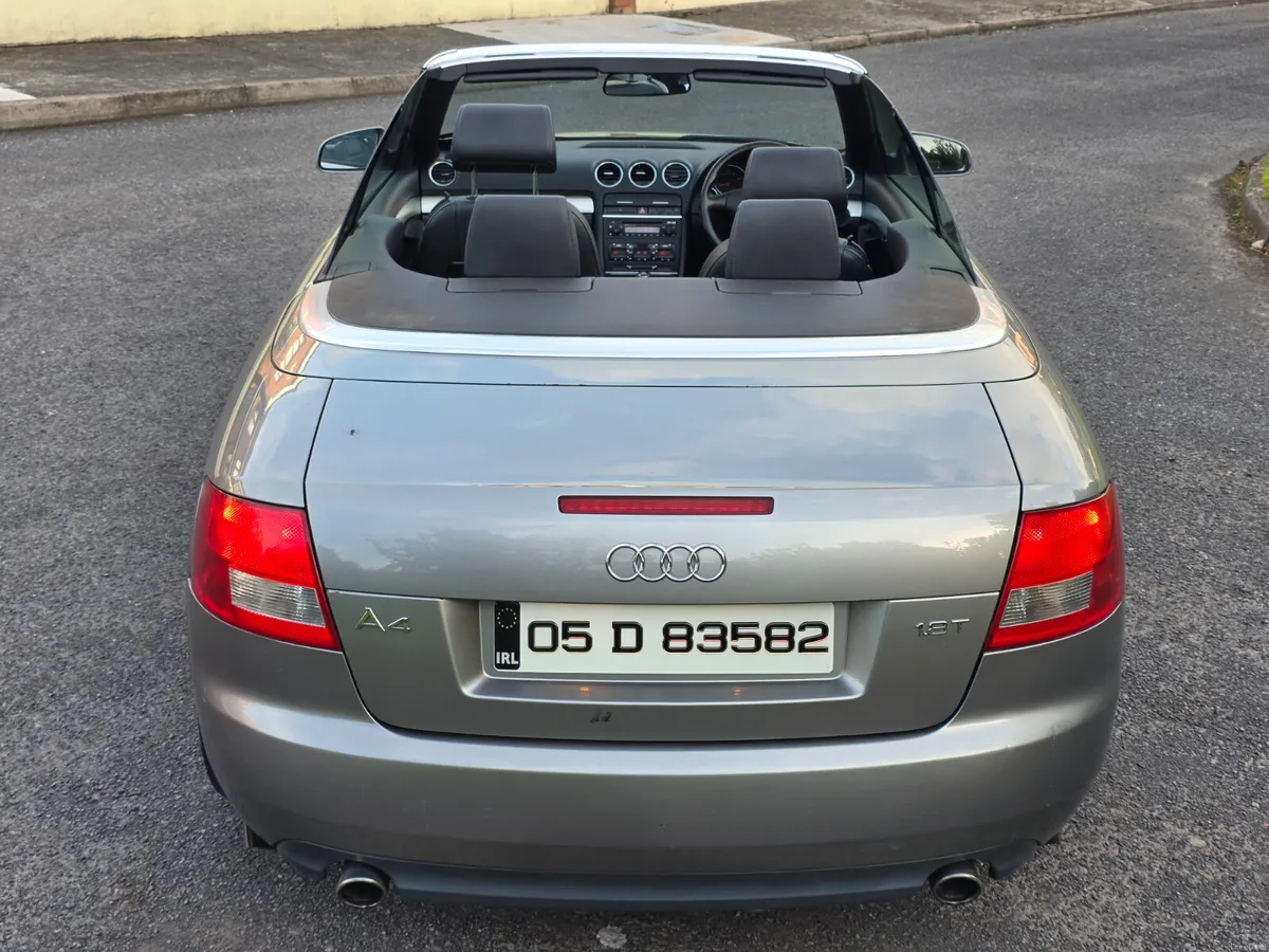 05 AUDI A4 CONVERTIBLE 1.8 TURBO NCT&TAX - Image 5
