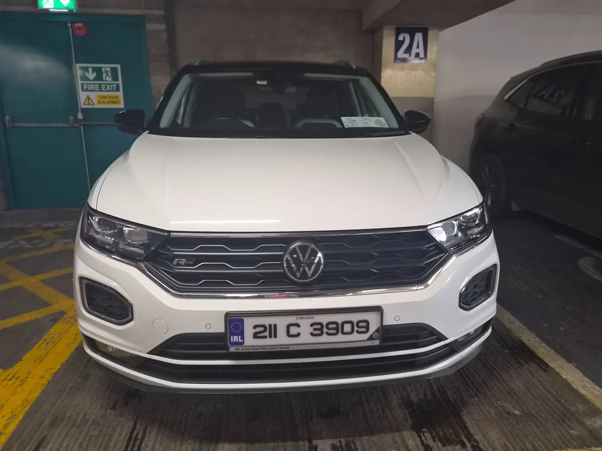 White 2021 Volkswagen R Line T-Roc 1.5 petrol - Image 2
