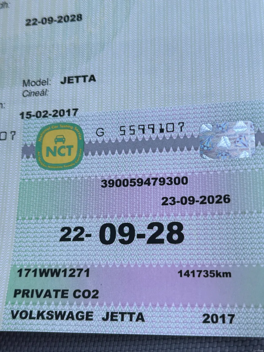 Volkswagen Jetta 2017 new nct - Image 2