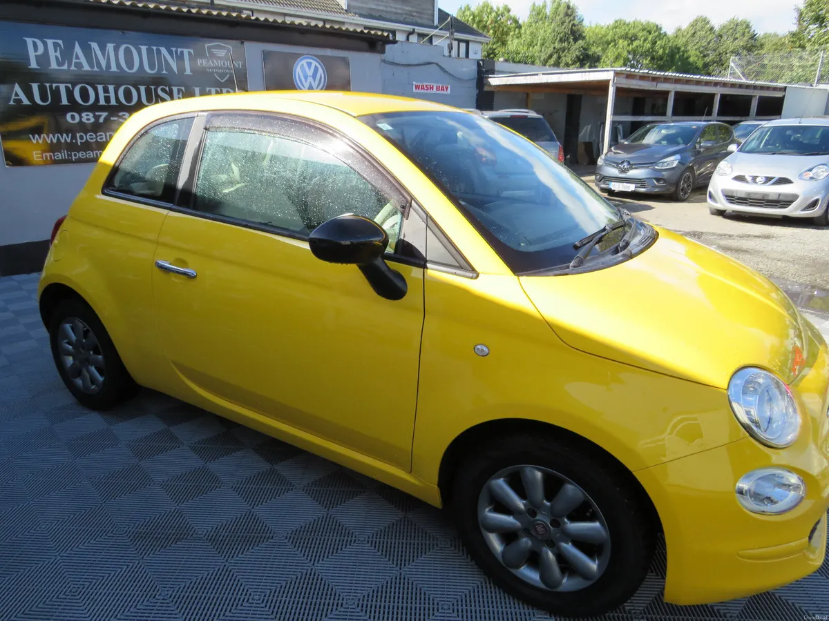 2021 FIAT 500 1.2 AUTO IN FUNKY YELLOW - Image 3