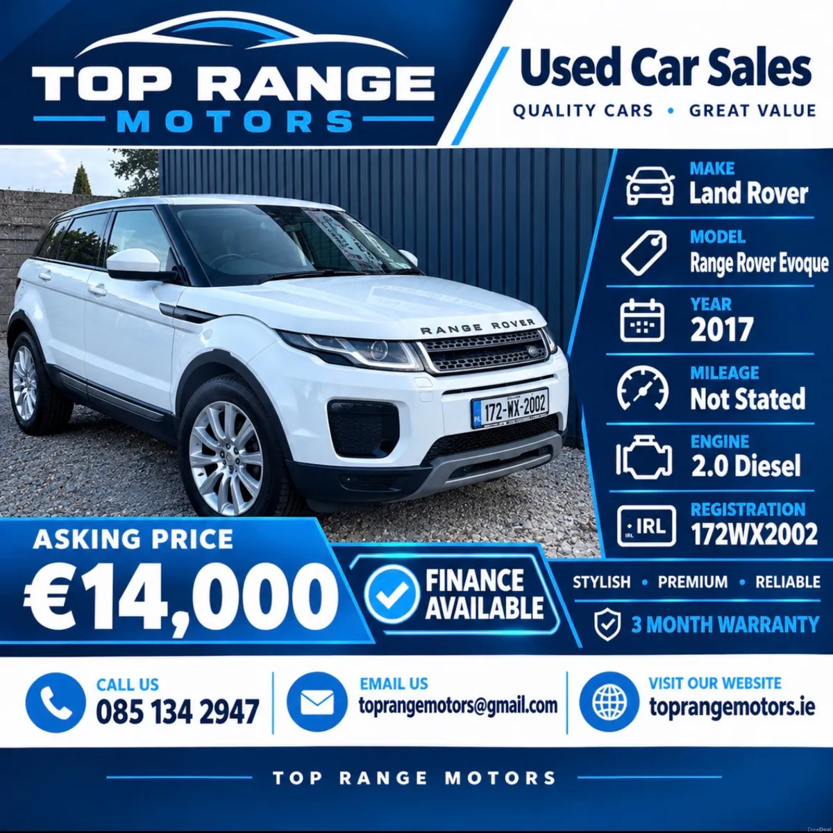 Land Rover Range Rover Evoque 2017 - Image 1
