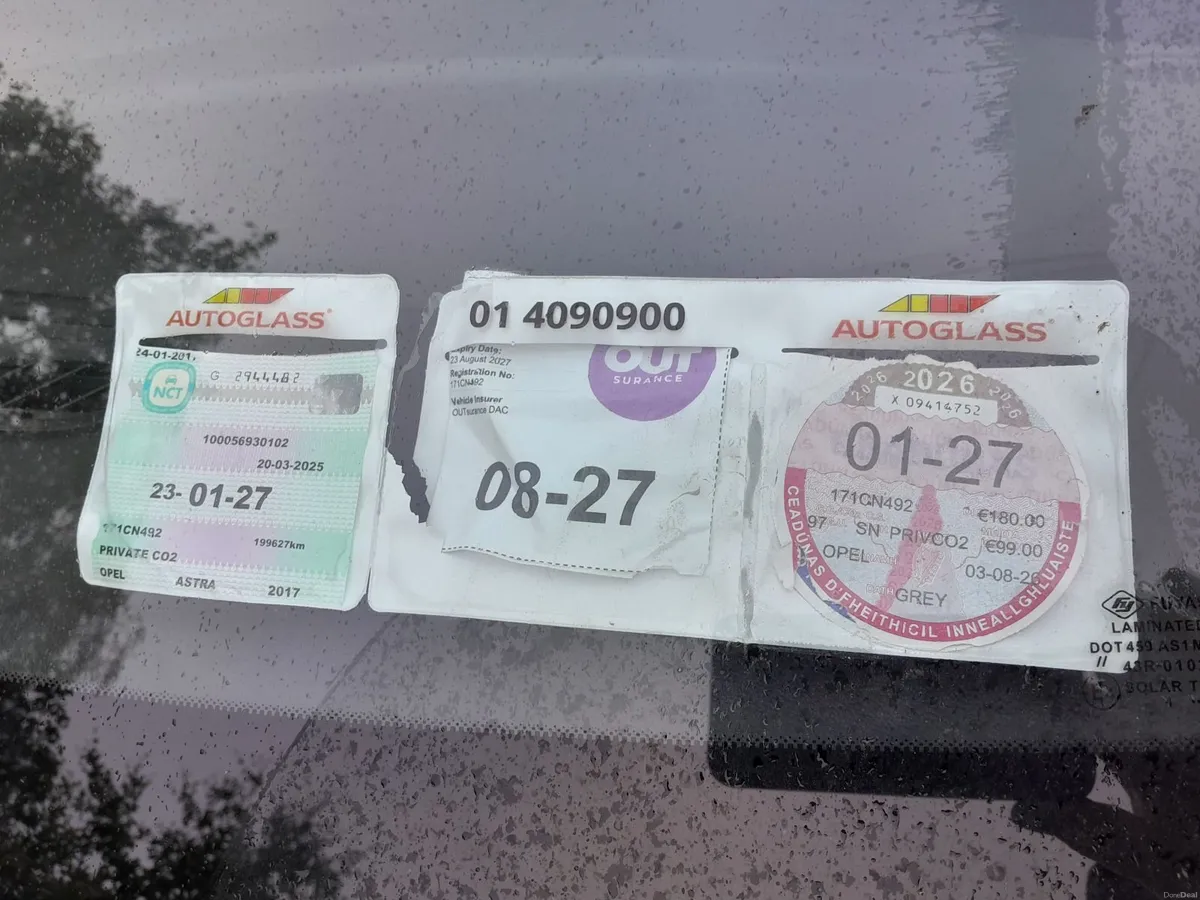 2017 Opel Astra 1,6 tax 01/27 nct 01/27 - Image 5