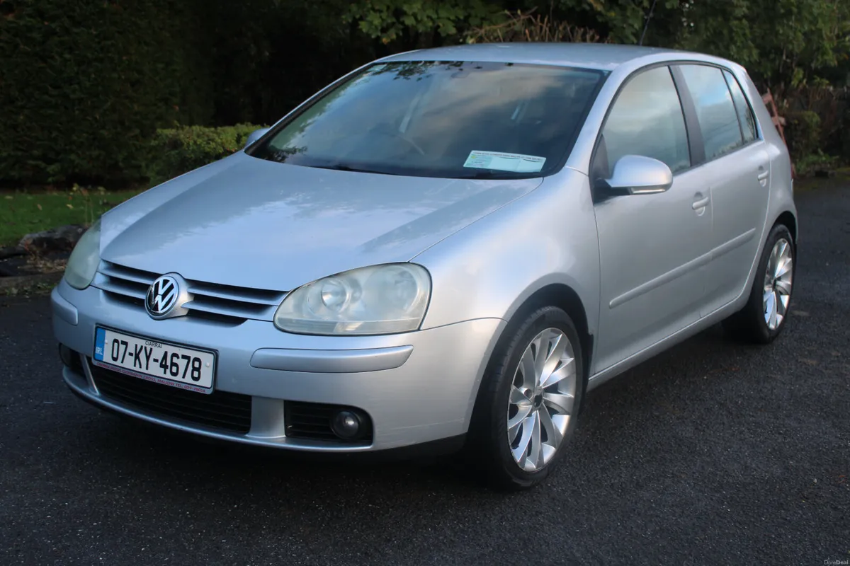 2007 VW GOLF  COMFORT 1.9 TDI 105bhp. - Image 1