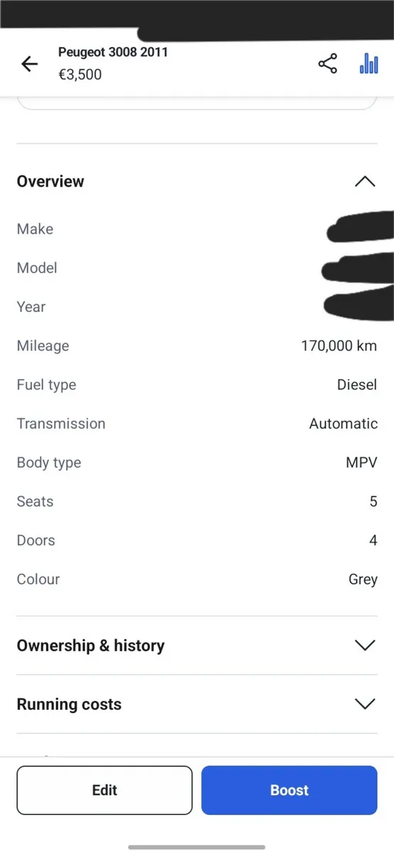 Peugeot 3008 2011 - Image 1