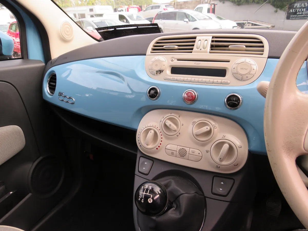 Fiat 500 2014 SKY BLUE NCT & TAX 27 - Image 2