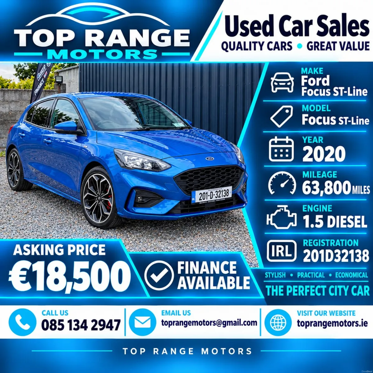 Ford Focus 2020** finance Available ** - Image 1